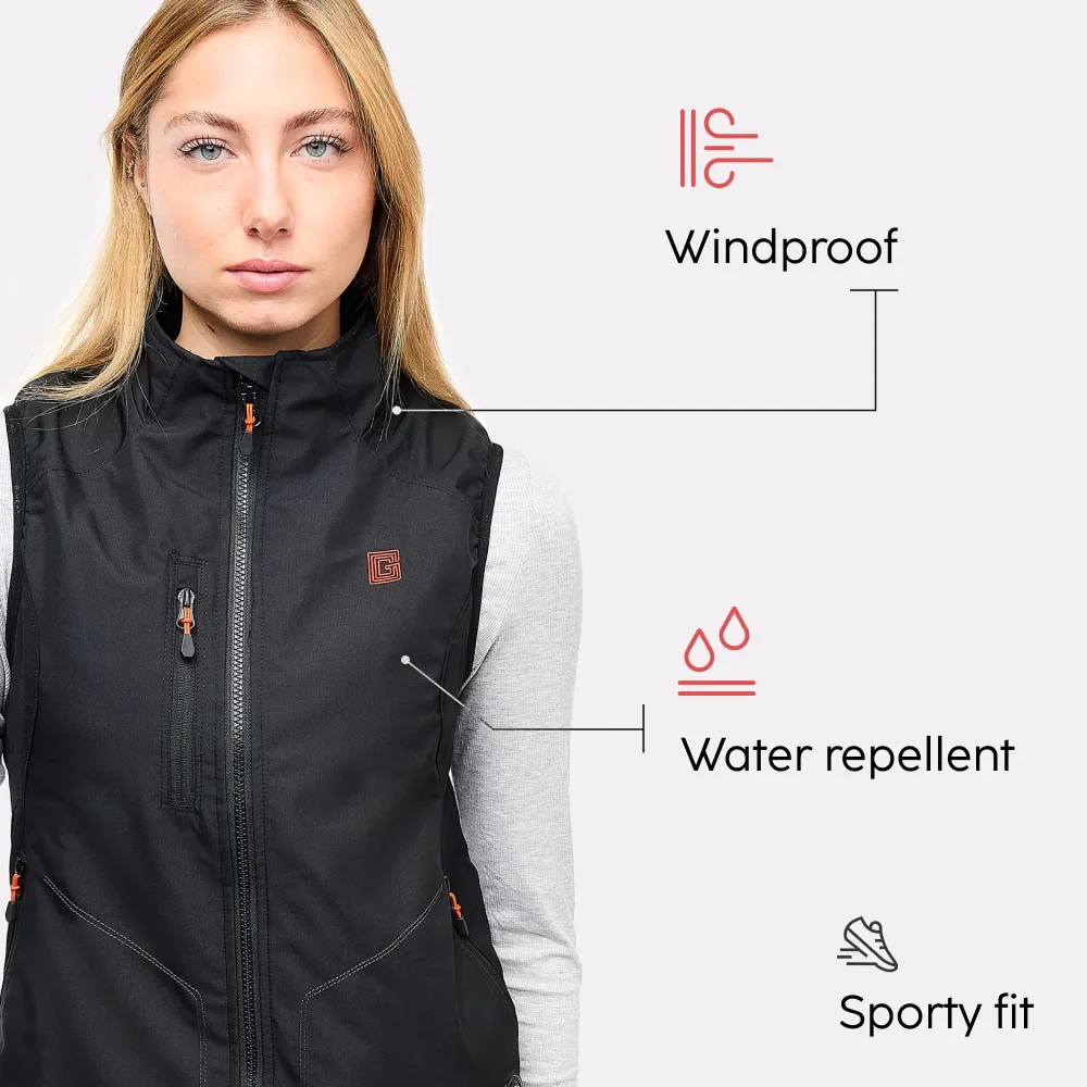 Gilet chauffant sport Femme avec batterie éco-conçue - Image 4