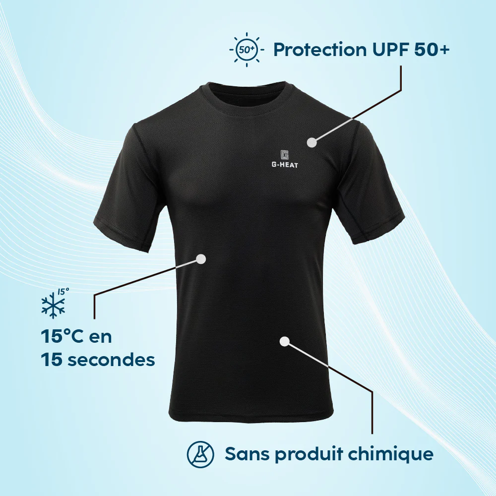 T-shirt rafraîchissant Anti UV Homme - Image 17
